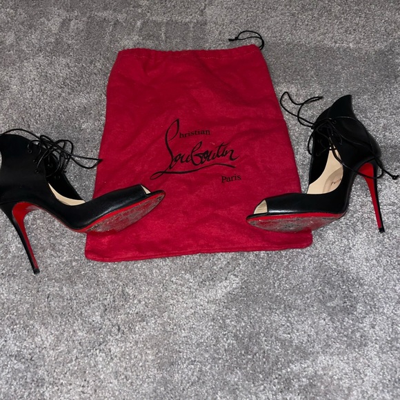 Black Christian Louboutin Heels - Picture 4 of 4